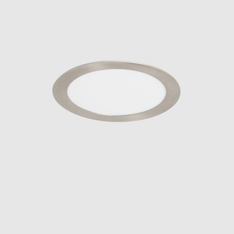 Bild von LED Einbaustrahler flach 15W Rund SuperSlim Ausschnitt Ø 170 mm Silber