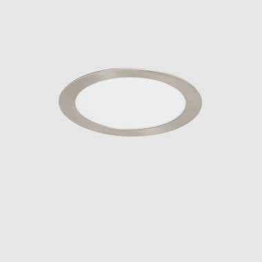 LED Einbaustrahler flach 15W Rund SuperSlim Ausschnitt  Ø 170 mm Silber