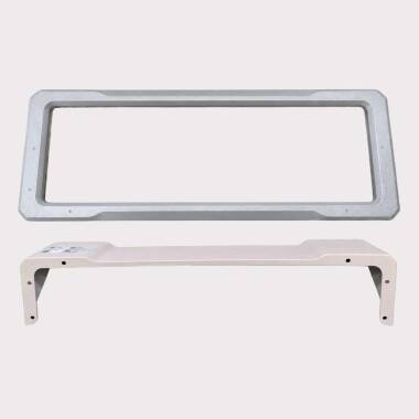 Rahmen + Blende für Modul Stadium Professional Grau 300 W IP66 INVENTRONICS 0–10 V