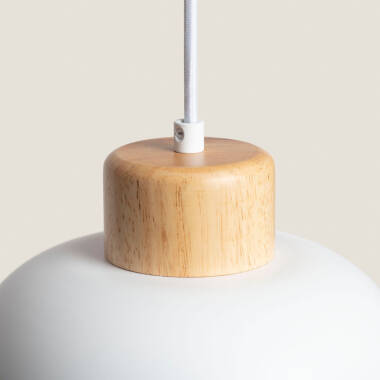 Image of Wawak Metal & Wood Pendant Lamp