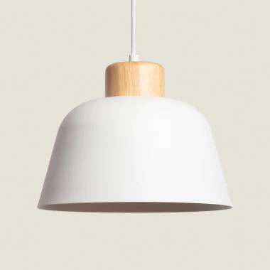 Hanglamp  Metaal en Hout Wawak