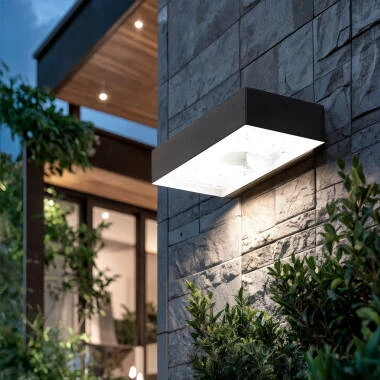 Bild von LED Wandleuchte Außen mit Bewegunssensor PIR Karl Solar