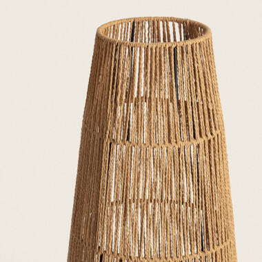 Image de Lampadaire Papier Tressé Mahali