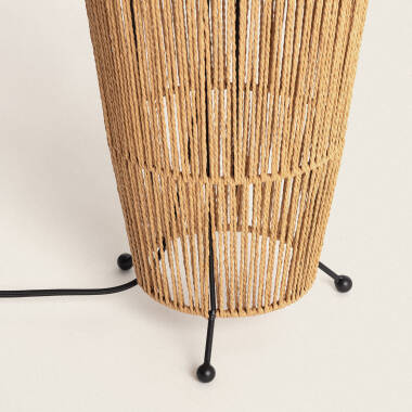 Image de Lampadaire Papier Tressé Mahali