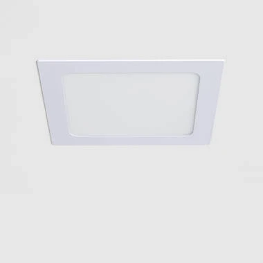 Pannello Downlight LED 12W Quadrato SuperSlim Foro 155x155mm