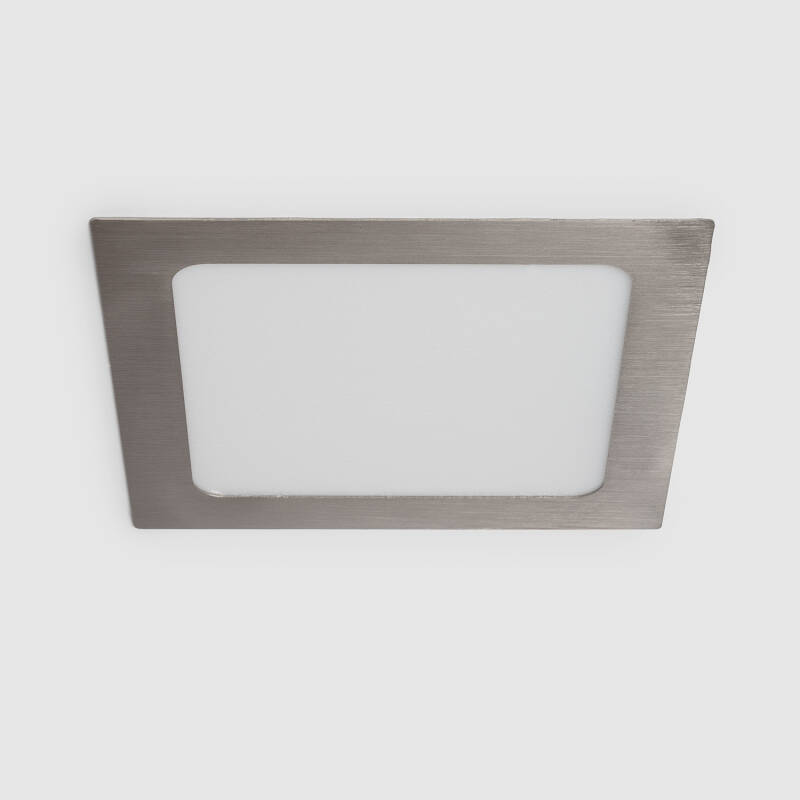 Afbeelding van Downlight LED 12W Super Slim Vierkant Zilver Zaag maat 152x152 mm