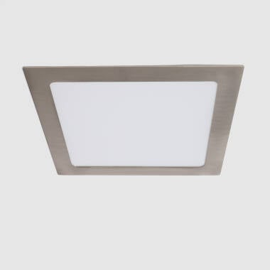 Faretto da Incasso LED 18W Quadrato SuperSlim Foro 205x205mm Argento