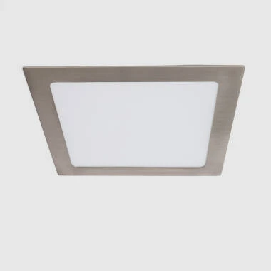 LED Einbaustrahler flach Eckig SuperSlim 18W LIFUD Silber Ausschnittmasse205x205 mm