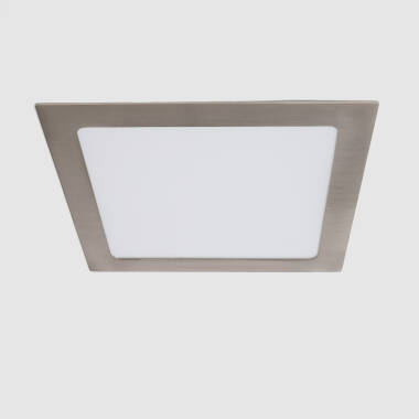 SuperSlim 18W LIFUD zilver Vierkante LED paneel 205x205 mm