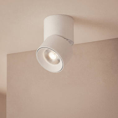 Plafondlamp 7W LED Rond Aluminium Wit New Onuba