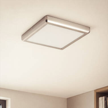 Design Square 24W Surface Mounted LED Light in Silver 300x300mm