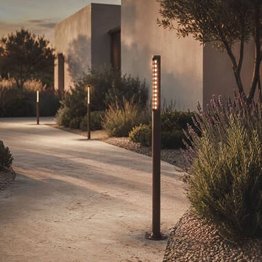 Lampioncino LED per Esterni Superficie 9W 80cm Aidan