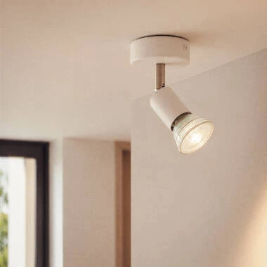Applique Orientable Aluminium Oasis 1 Spot Blanc