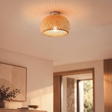 Afbeelding van Plafondlamp Bamboe Kea