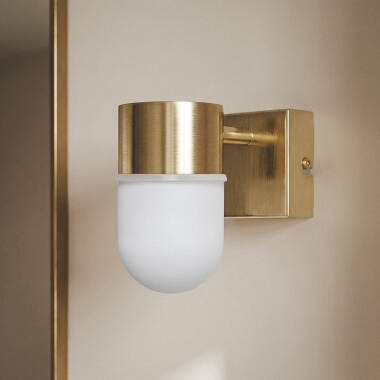 Wandlamp Kachat-Messing
