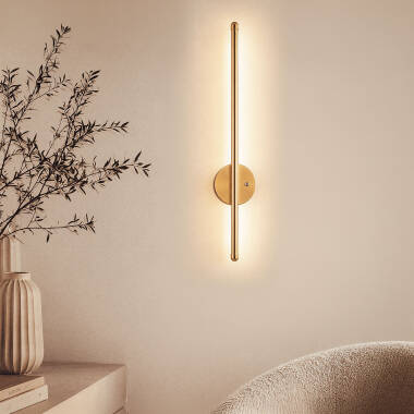LED Wandleuchte Lineal Metall mit wiederaufladbarem USB Akku Becca