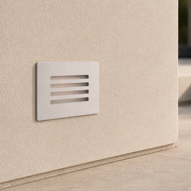 Elis 3W Stainless Steel Outdoor Recessed LED Wall Light