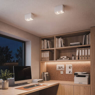 Afbeelding van Plafondlamp Square Double Traxim