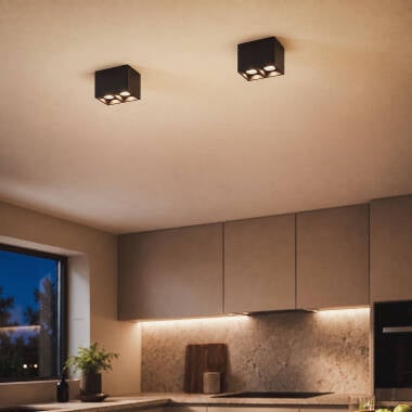 Afbeelding van Plafondlamp Square Double Traxim