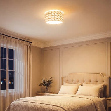 Afbeelding van Plafondlamp Stof Anabela