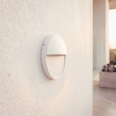 LED Außenwandleuchte 3W Oberfläche Rund Jade