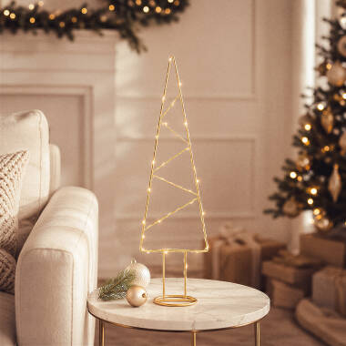 Gold LED Christmas Tree