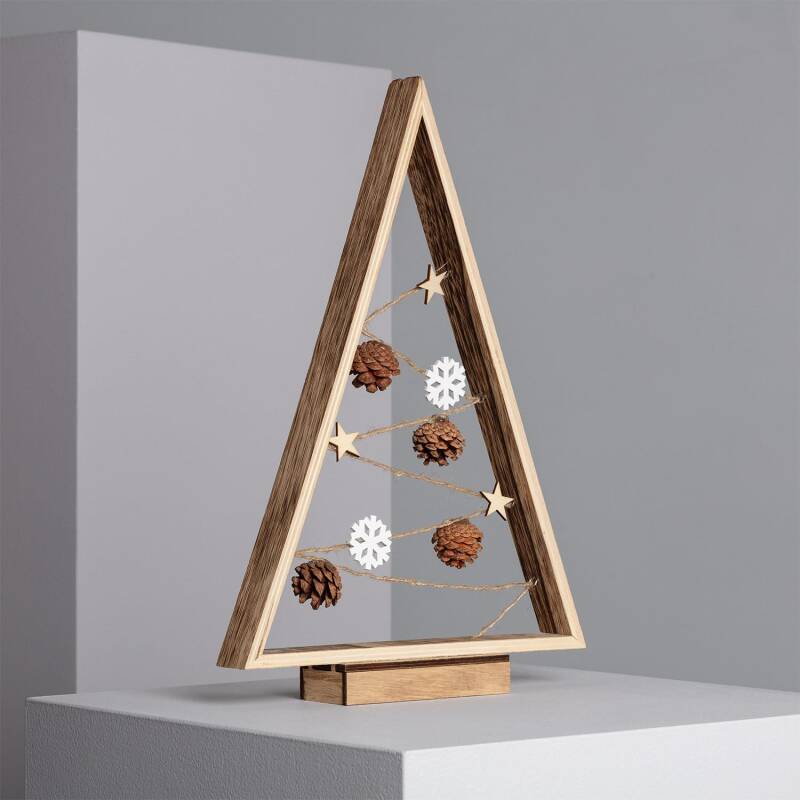 Bild von LED-Weihnachtsbaum Golden mit Batterie