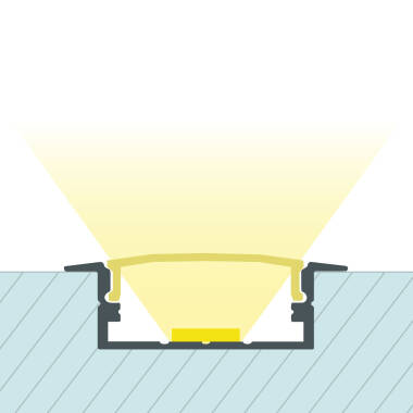 Profil Aluminiowy Wpuszczany do Taśmy LED do 18 mm