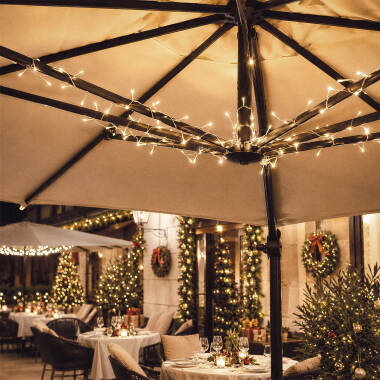 Afbeelding van Lichtslinger LED met batterij voor Parasol 1m
