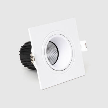 Downlight Vierkant kantelbaar  LED 7W zaagmaat Ø 75 mm