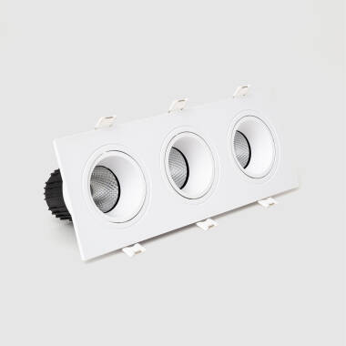 LED Downlight Quadratisch Schwenkbar 27W Schnitt 235x75 mm