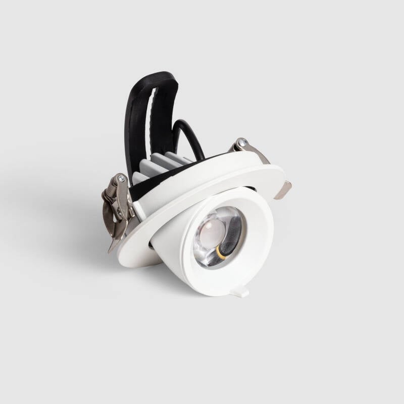 Image de Downlight LED 10W Rond Orientable Chip OSRAM CCT Sélectionnable 120 lm/W LIFUD Coupe Ø 75mm