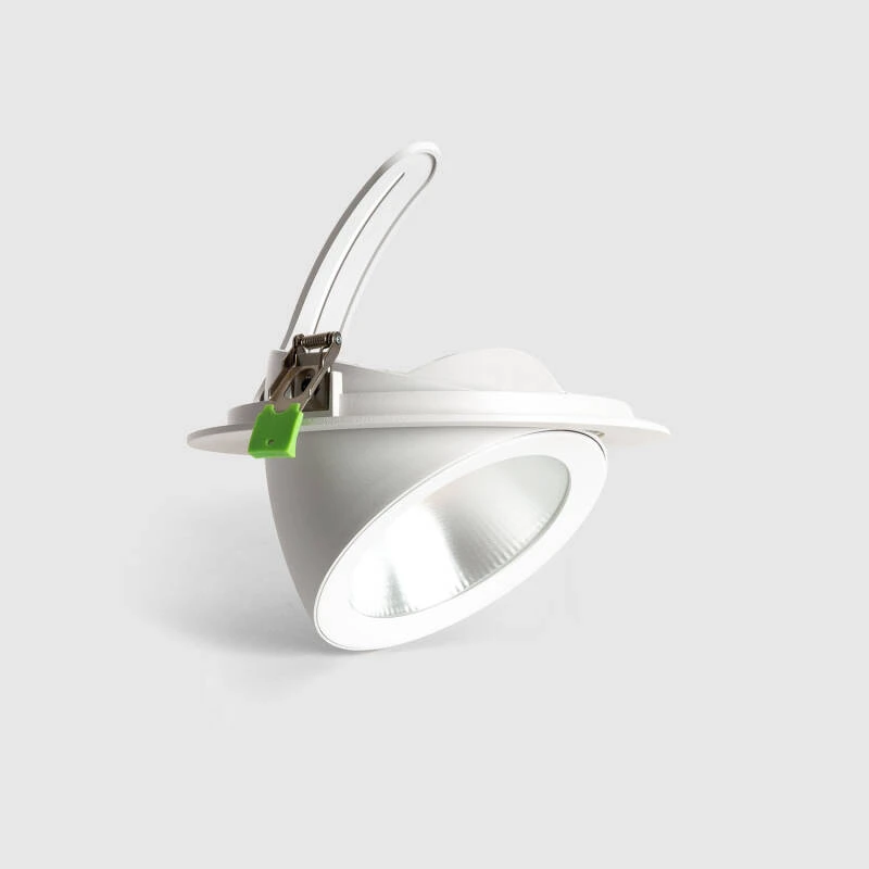 Bild von LED Downlight Einbaustrahler Schwenkbar Rund 60W Chip OSRAM CCT 120 lm/W CCT LIFUD Ausschnitt Ø 200 mm