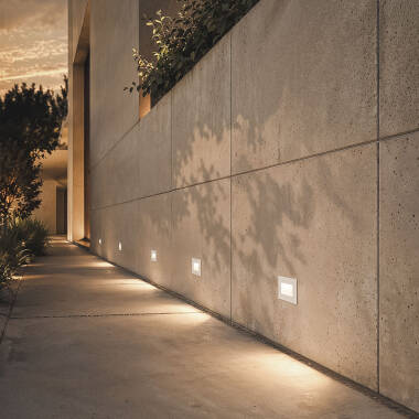 Afbeelding van Wandlamp Outdoor LED 3W RVS Inbouw Adal