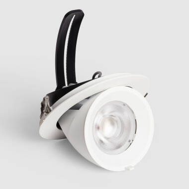 Ronde richtbare LED-downlight 30W met OSRAM-chip 36° , CCT, 120 lm/W, LIFUD driver, zaagmaat Ø 140 mm