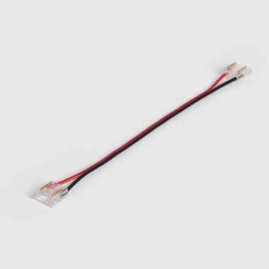 Clip Verbinder doppelt mit Kabel für LED Streifen 24V DC SMD und COB  IP20 Breite 10mm Einfarbig