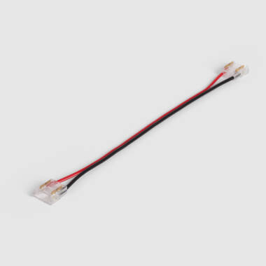 Double Hippo Connector with Cable for 24V DC SMD & COB Monochrome LED Strip 10mm Wide IP20