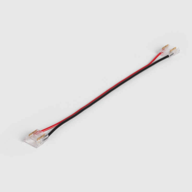 Obrázek Spojka Click s Kabelem Oboustranná pro Jednobarevný LED Pásek 24V DC SMD a COB IP20 Šířka 10mm
