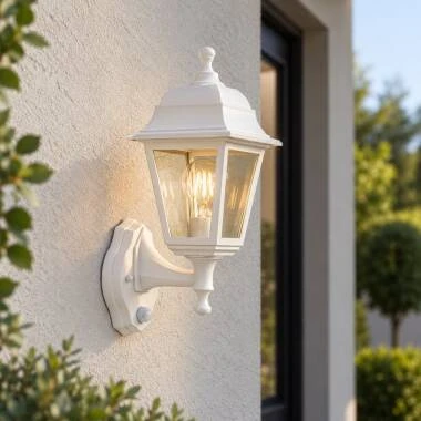 Wandleuchte Aussen mit Bewegungssensor PIR Mini Villa