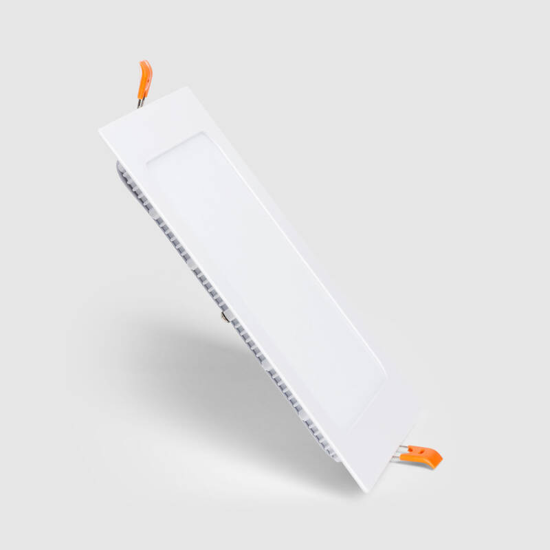 Bild von LED Einbaustrahler flach 12W Eckig SuperSlim Schnitt 155x155mm