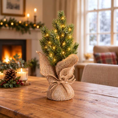 LED-Weihnachtsbaum mit Batterie Pine