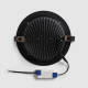 Afbeelding van Downlight LED 24W  SAMSUNG New Aero 130lm/w Microprismatisch (UGR17) LIFUD Zwart Zaag maat Ø 200 mm