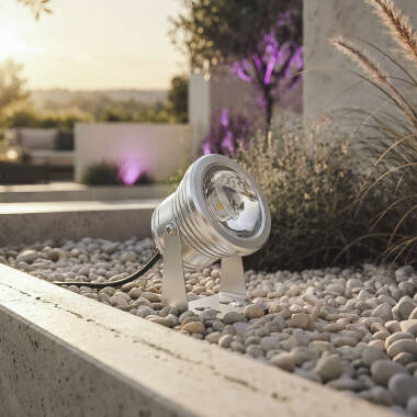 Venkovní LED Reflektor RGB 7W 12V DC