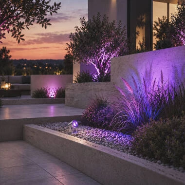 Image of 12V DC Suface Mounted 7W RGB LED Spotlight