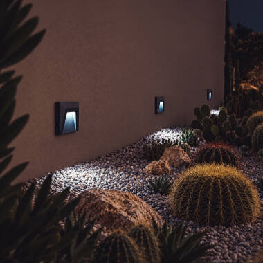 Image of Clover 1.5W Outdoor Surface Mounted LED Wall Light