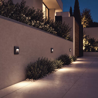 Afbeelding van Trapverlichting Clover Grijs 1.5W LED (IP65)