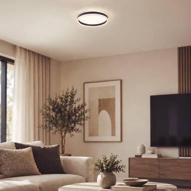 Afbeelding van Plafondlamp Rond Metaal LED 24W CCT Selecteerbaar Zuse