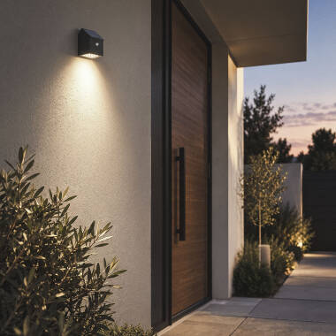 Immagine di Applique da Esterno a LED 2,5 W con Sensore di Movimento PIR Twist Solar