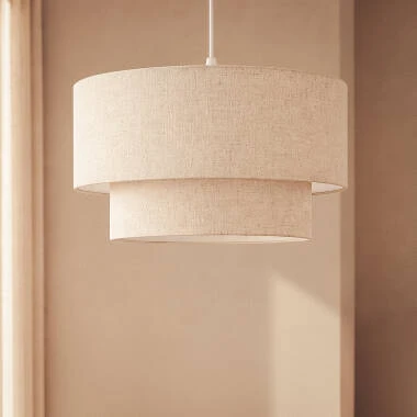 Lampa Wisząca z Lnu Liva