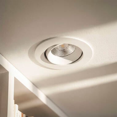 Downlight COB Rond Richtbaar  LED 5W Wit Zaagmaat Ø 70mm CRI92 Expert Color